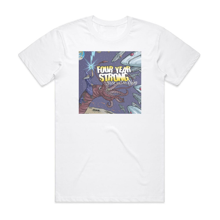 Four Year Strong Rise Or Die Trying 1 Album Cover T-Shirt White
