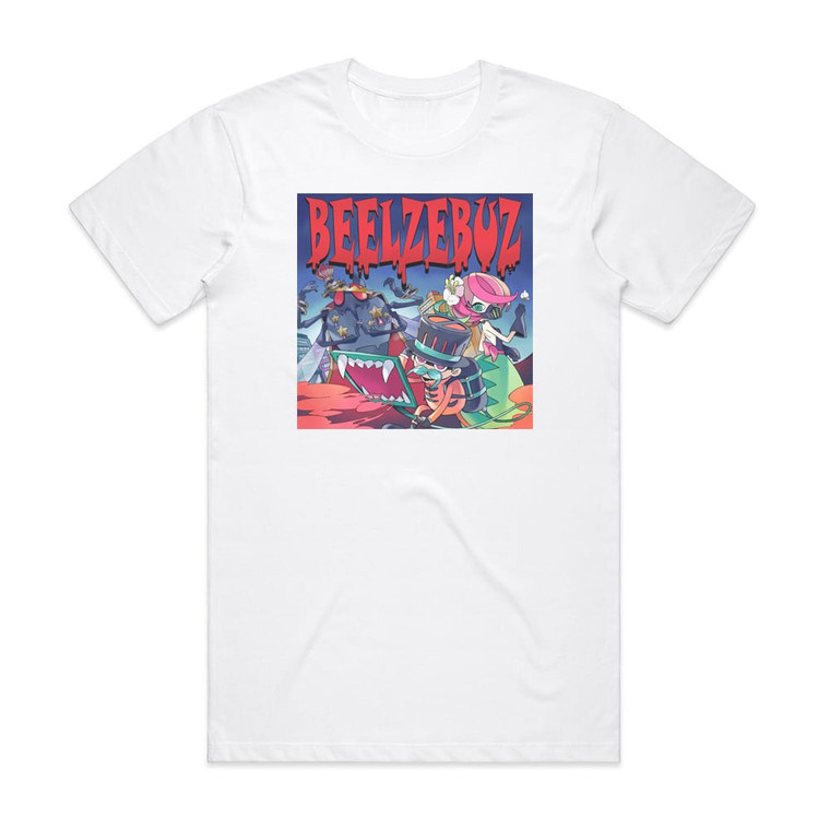 FAKE TYPE Beelzebuz Album Cover T-Shirt White