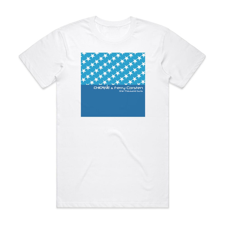 Ferry Corsten One Thousand Suns 1 Album Cover T-Shirt White
