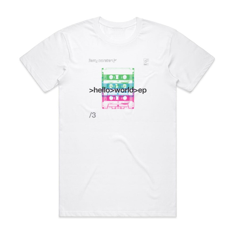 Ferry Corsten Hello World Ep 3 Album Cover T-Shirt White