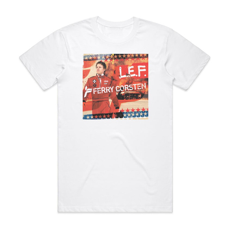 Ferry Corsten Lef 2 Album Cover T-Shirt White