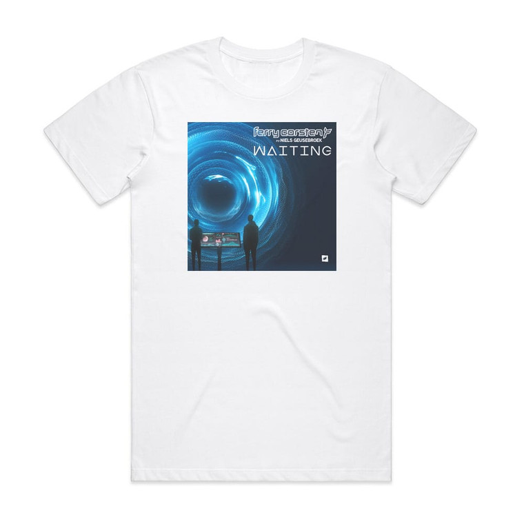 Ferry Corsten Waiting Album Cover T-Shirt White