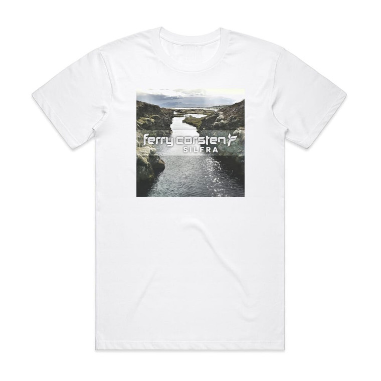 Ferry Corsten Silfra Album Cover T-Shirt White