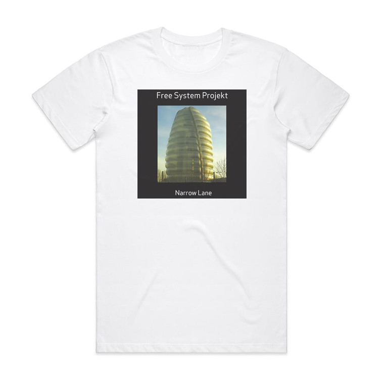 Free System Projekt Narrow Lane Album Cover T-Shirt White