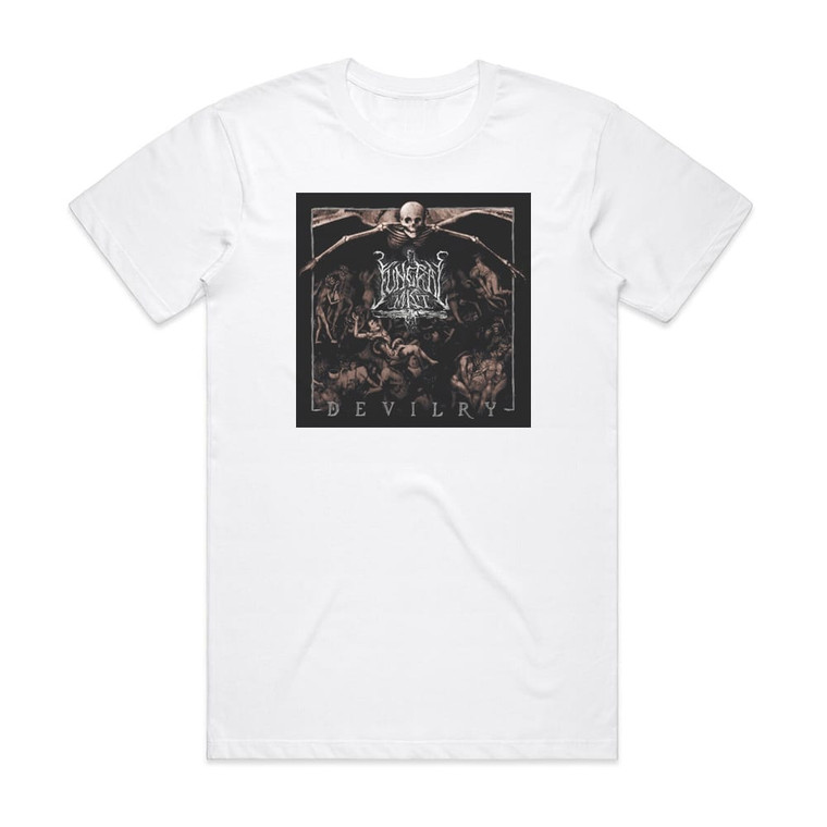 Funeral Mist Devilry Album Cover T-Shirt White