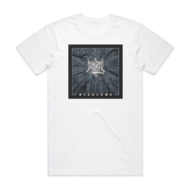 Funeral Mist Hekatomb Album Cover T-Shirt White