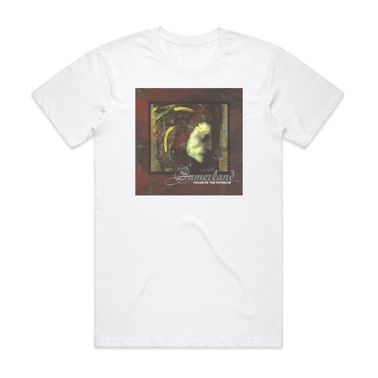 Fields of the Nephilim Sumerland Album Cover T-Shirt White
