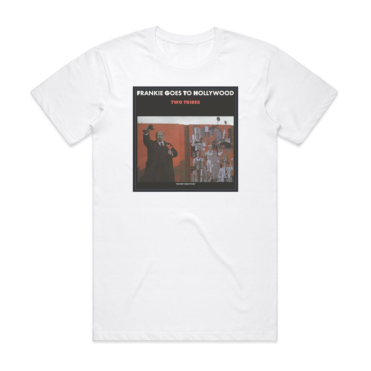 Frankie Goes to Hollywood Two Tribes Album Cover T-Shirt White