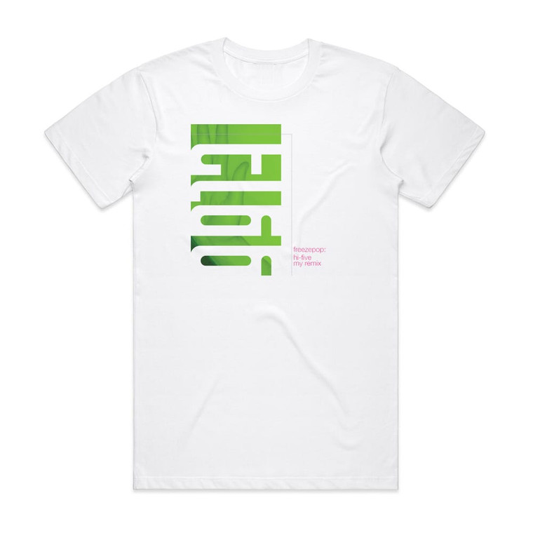 Freezepop Hi Five My Remix Album Cover T-Shirt White