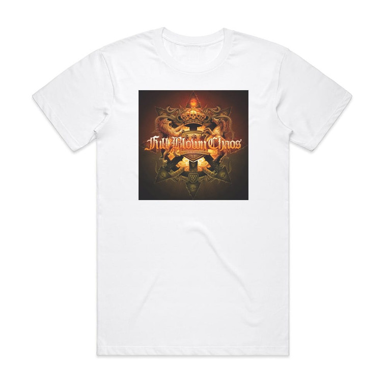 Full Blown Chaos Full Blown Chaos Album Cover T-Shirt White