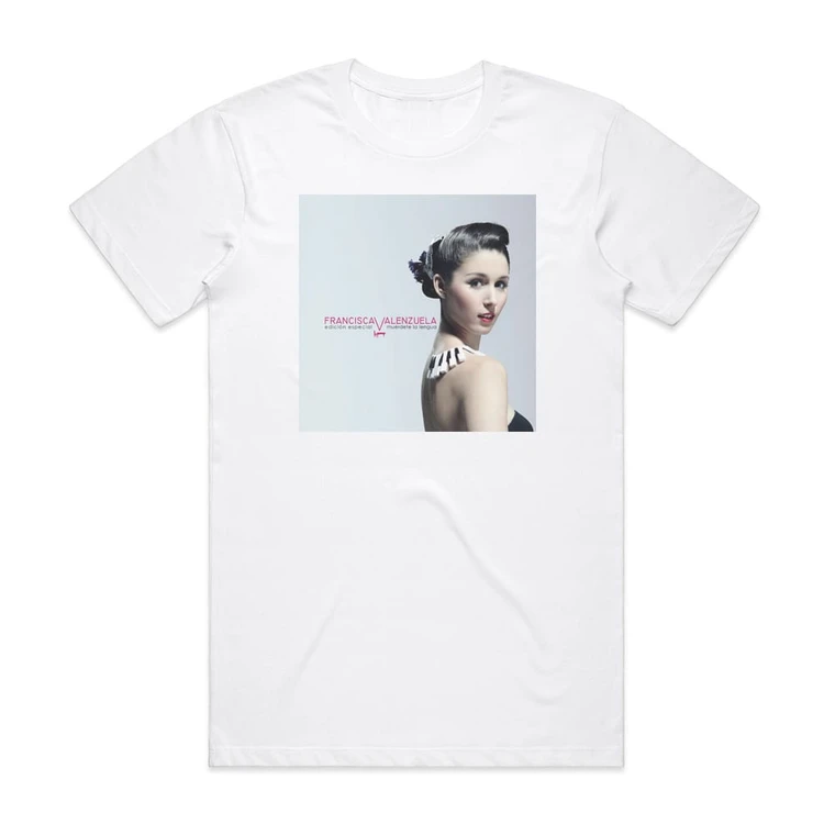 Francisca Valenzuela Murdete La Lengua Album Cover T-Shirt White