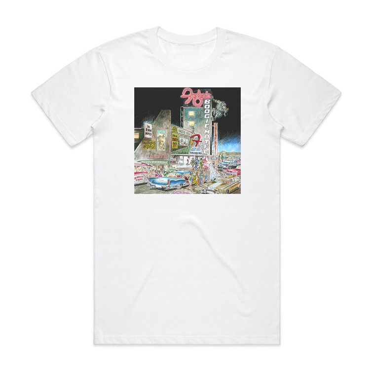 Foghat Boogie Motel Album Cover T-Shirt White