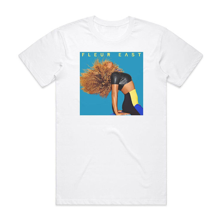 Fleur East Love Sax And Flashbacks Album Cover T-Shirt White