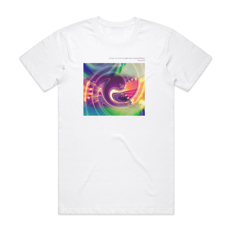 Fanger and Schonwalder Earshot Album Cover T-Shirt White Fanger and Schonwalder Earshot Album Cover T-Shirt White