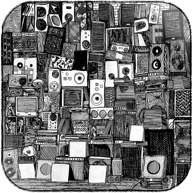 Nada Surf If I Had A Hi Fi Album Cover Sticker