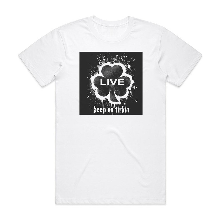 Firkin Keep On Firkin Album Cover T-Shirt White