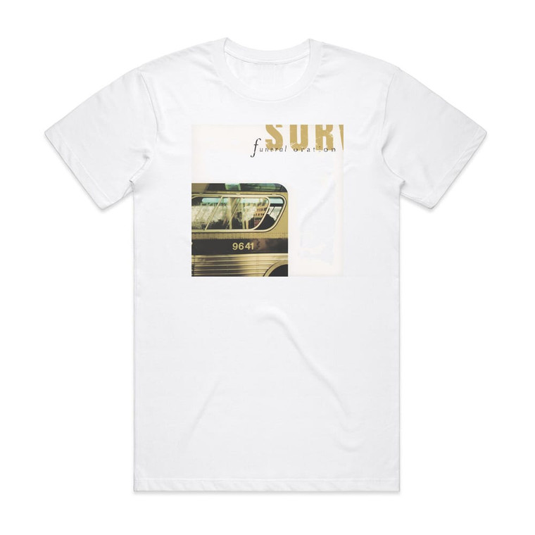 Funeral Oration Survival Album Cover T-Shirt White