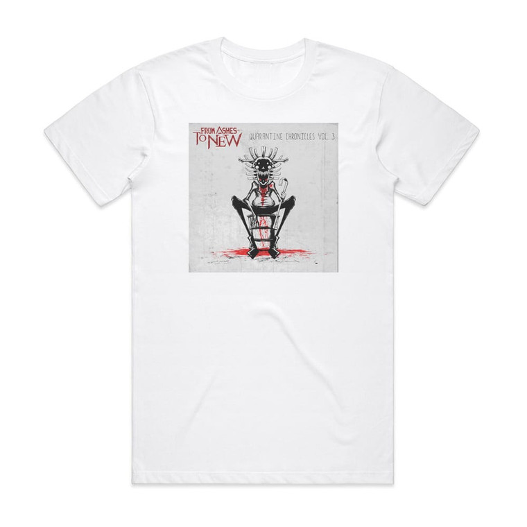 From Ashes To New Quarantine Chronicles Vol 3 Album Cover T-Shirt White