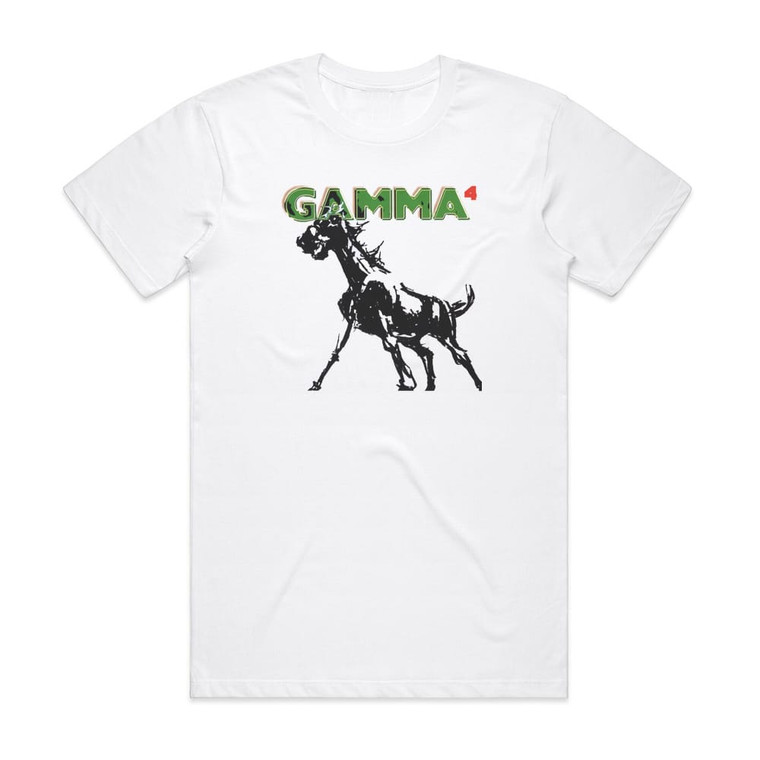 Gamma Gamma 4 Album Cover T-Shirt White