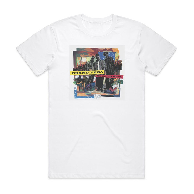 Grand Puba Reel To Reel Album Cover T-Shirt White