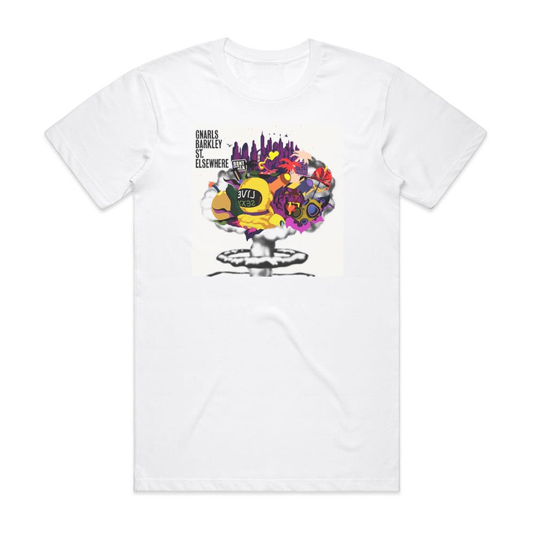 Gnarls Barkley St Elsewhere Album Cover T-Shirt White