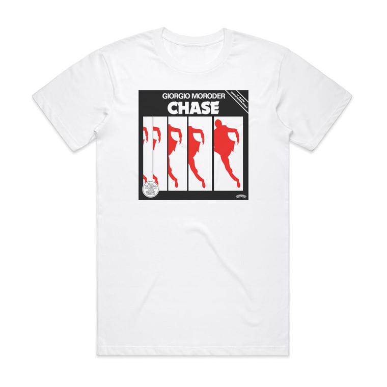 Giorgio Moroder The Chase Album Cover T-Shirt White