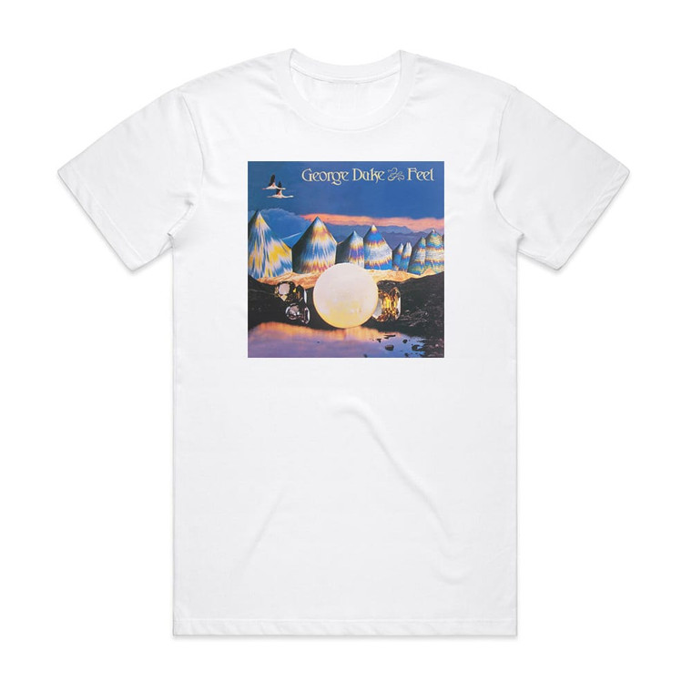 George Duke Feel Album Cover T-Shirt White