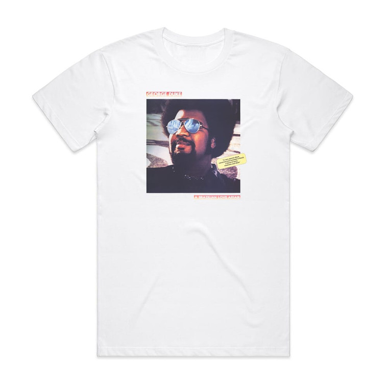 George Duke A Brazilian Love Affair Album Cover T-Shirt White