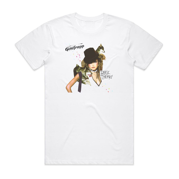 Goldfrapp Black Cherry 3 Album Cover T-Shirt White