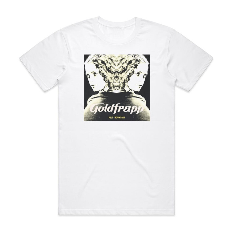 Goldfrapp Felt Mountain 1 Album Cover T-Shirt White