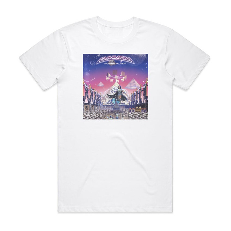 Gamma Ray Powerplant Album Cover T-Shirt White