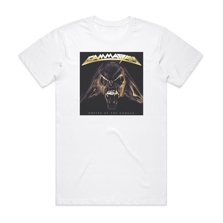 Gamma Ray Empire Of The Undead 2 Album Cover T-Shirt White
