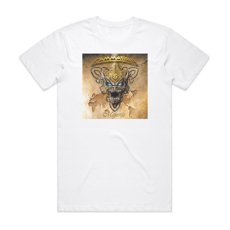 Gamma Ray Majestic Album Cover T-Shirt White