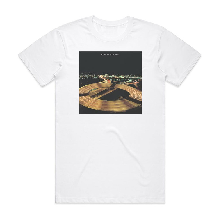 globe Global Trance Album Cover T-Shirt White