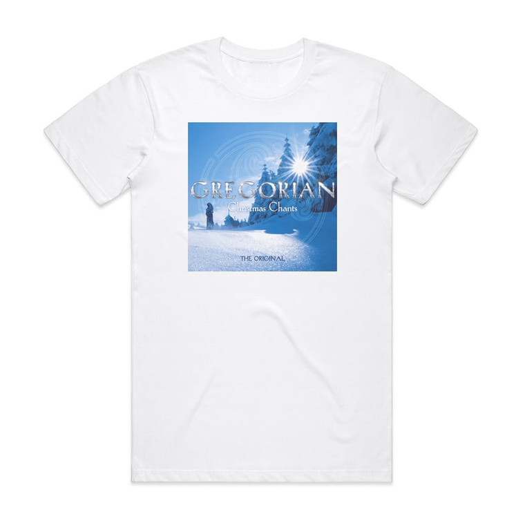 Gregorian Christmas Chants Album Cover T-Shirt White