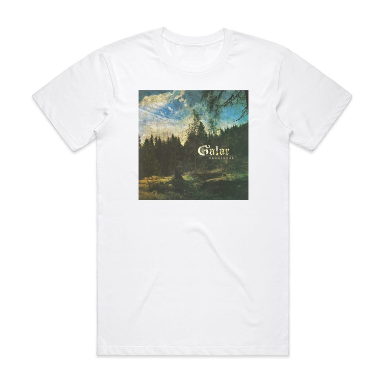Galar Skogskvad Album Cover T-Shirt White