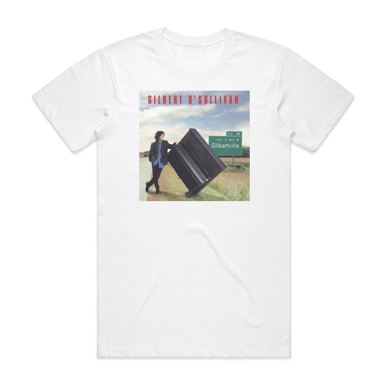 Gilbert OSullivan Gilbertville Album Cover T-Shirt White
