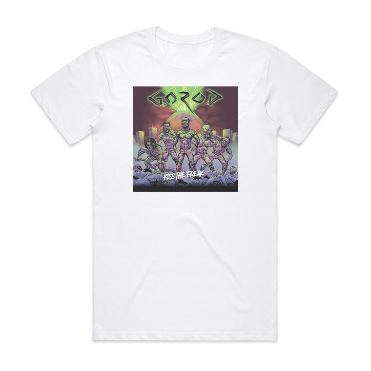 Gorod Kiss The Freak Album Cover T-Shirt White