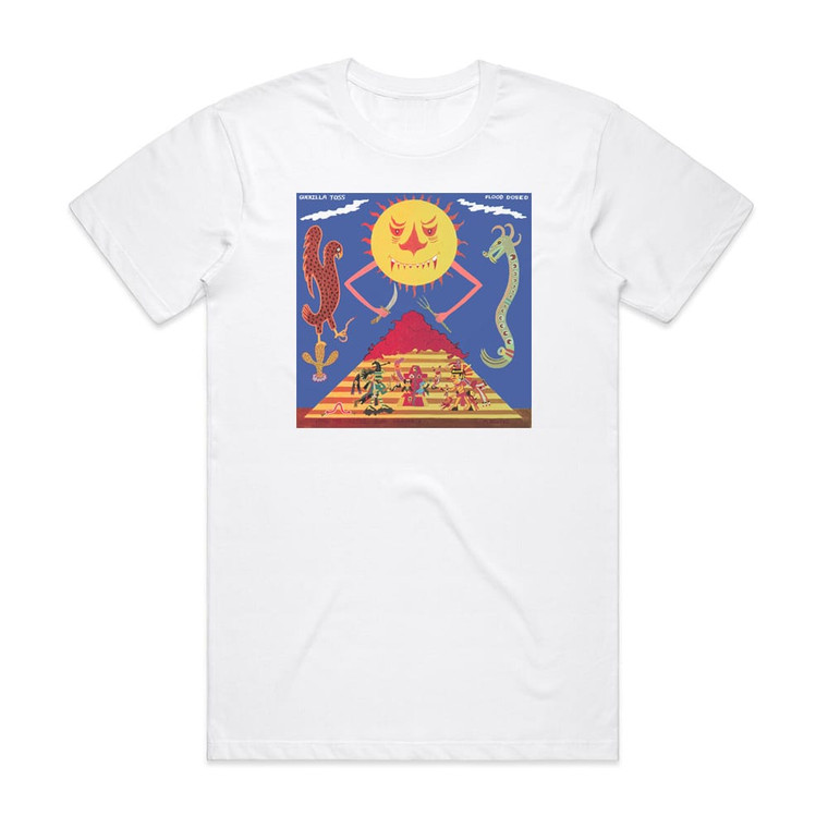 Guerilla Toss Flood Dosed Album Cover T-Shirt White