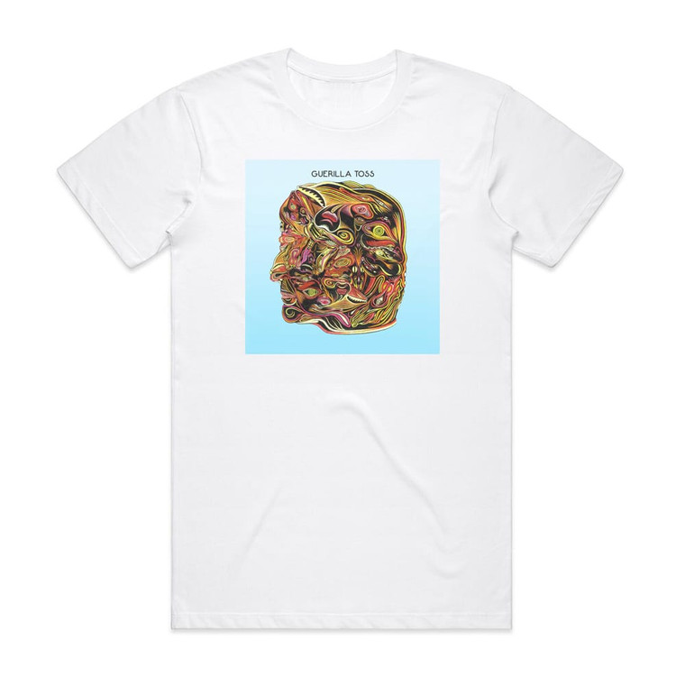 Guerilla Toss Smack The Brick Album Cover T-Shirt White