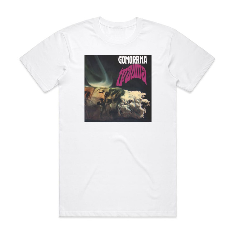 Gomorrha Trauma Album Cover T-Shirt White