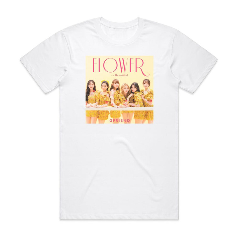 GFRIEND Flower Album Cover T-Shirt White