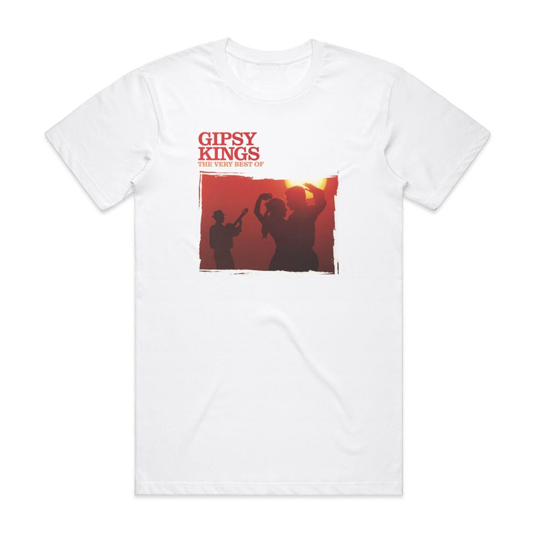 Gipsy Kings The Very Best Of Album Cover T-Shirt White
