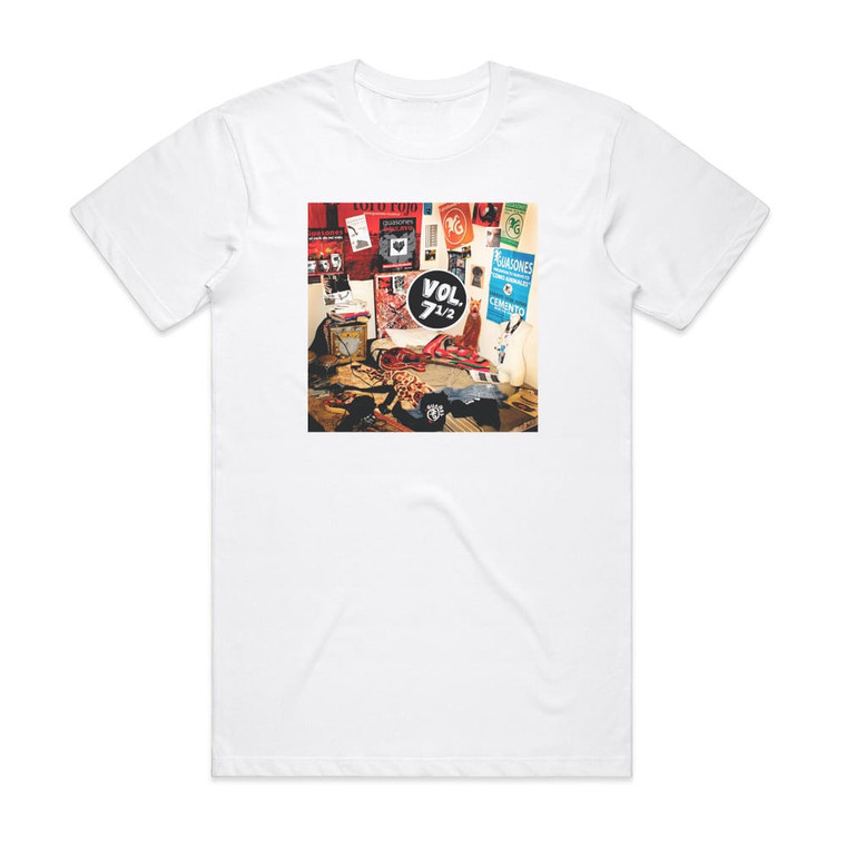 Guasones Vol 7 12 Album Cover T-Shirt White Guasones Vol 7 12 Album Cover T-Shirt White