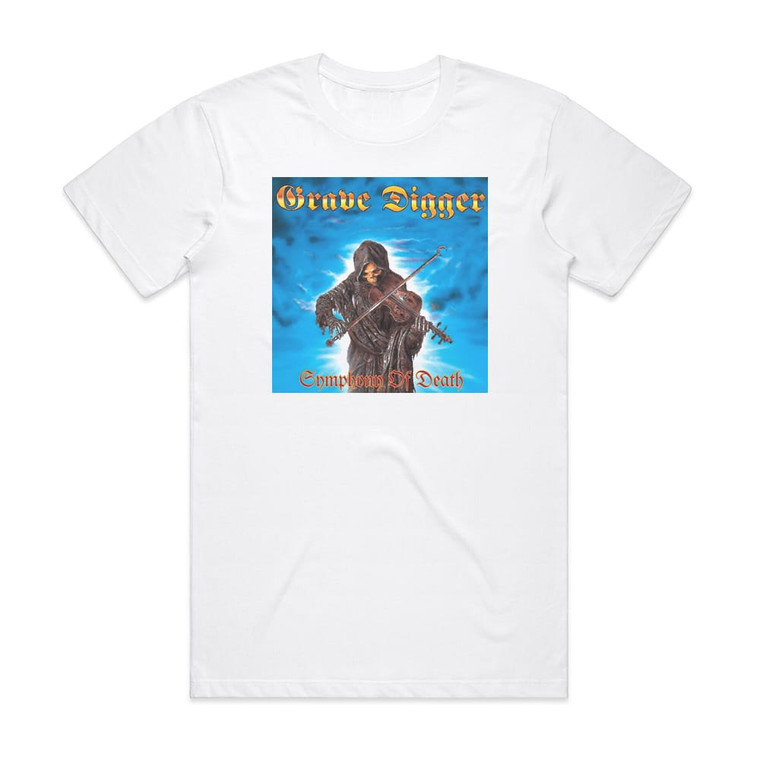 Grave Digger Symphony Of Death Album Cover T-Shirt White