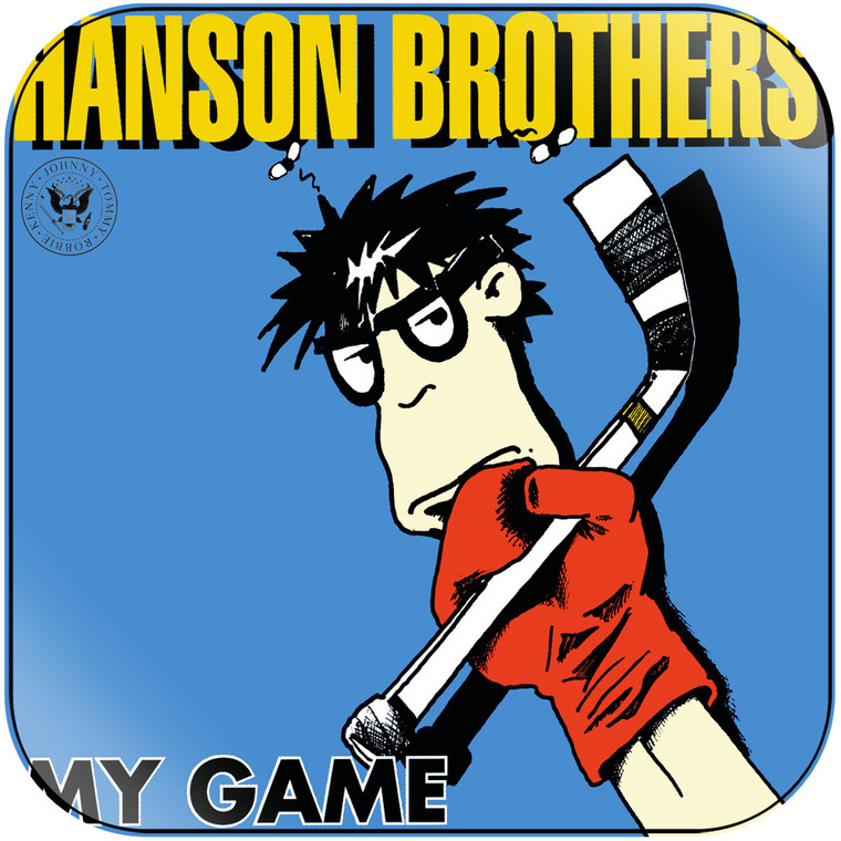 Hanson Brothers My Game Album Cover Sticker