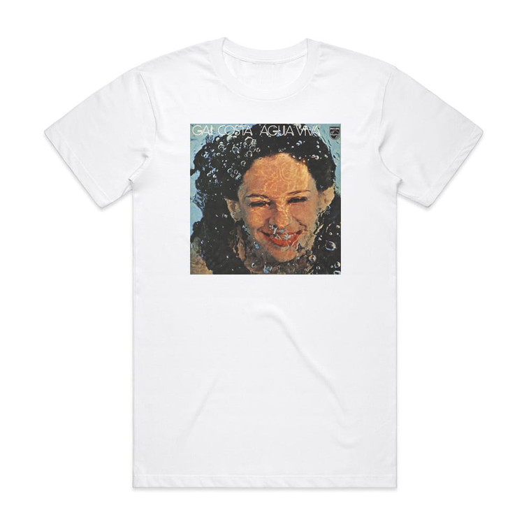 Gal Costa Gua Viva Album Cover T-Shirt White