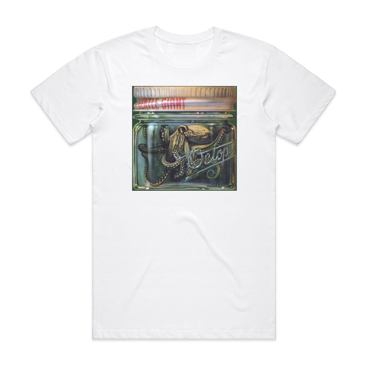 Gentle Giant Octopus 1 Album Cover T-Shirt White