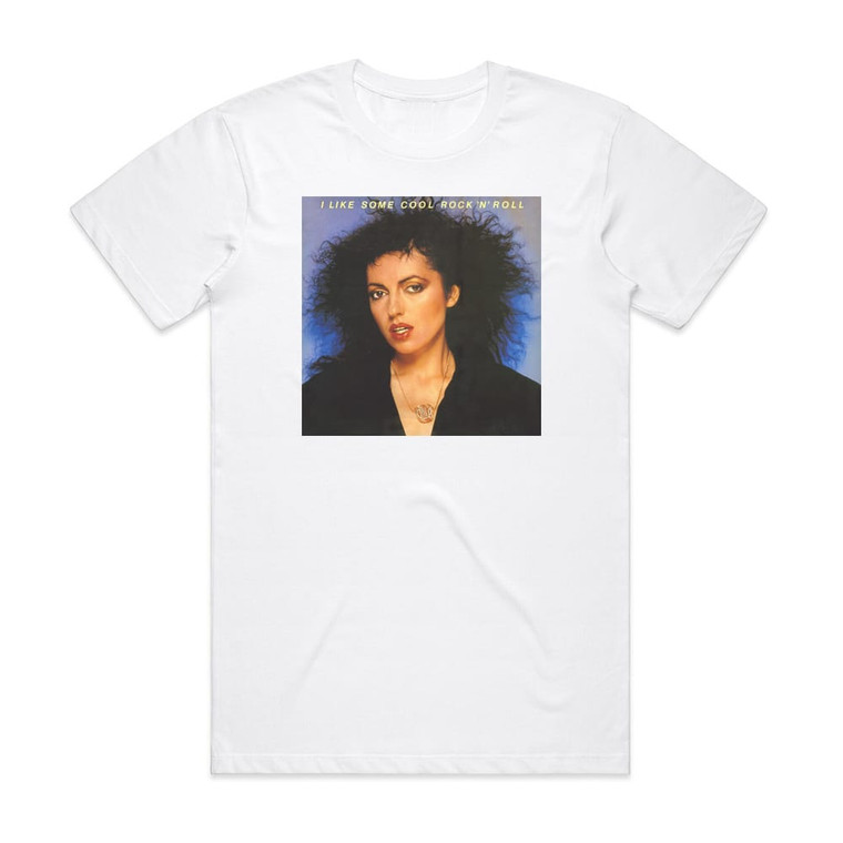 Gilla I Like Some Cool Rock N Roll Album Cover T-Shirt White