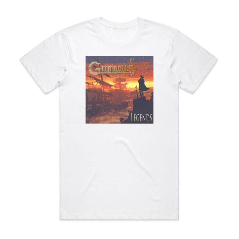 Grimgotts Legends Album Cover T-Shirt White